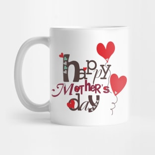 Ballons Love Heart Mother Day Mug